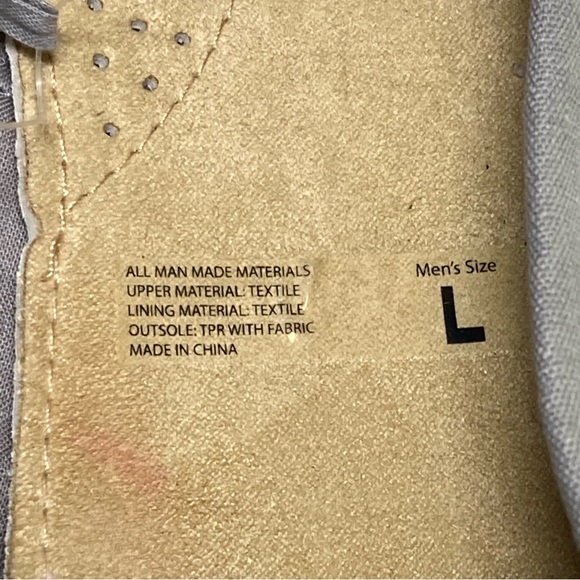 NFL Detroit Lions Men's Large 11-12 Espadrille Canvas Shoe FOCO Gray Blue NWT - Picture 10 of 16